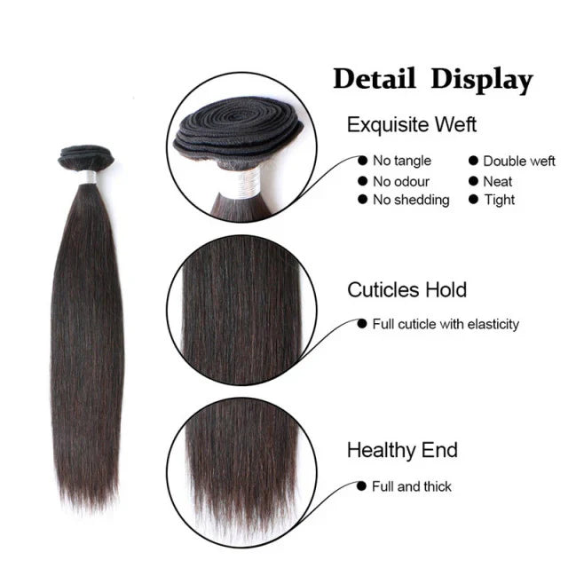 hair vibes straight human hair extensions